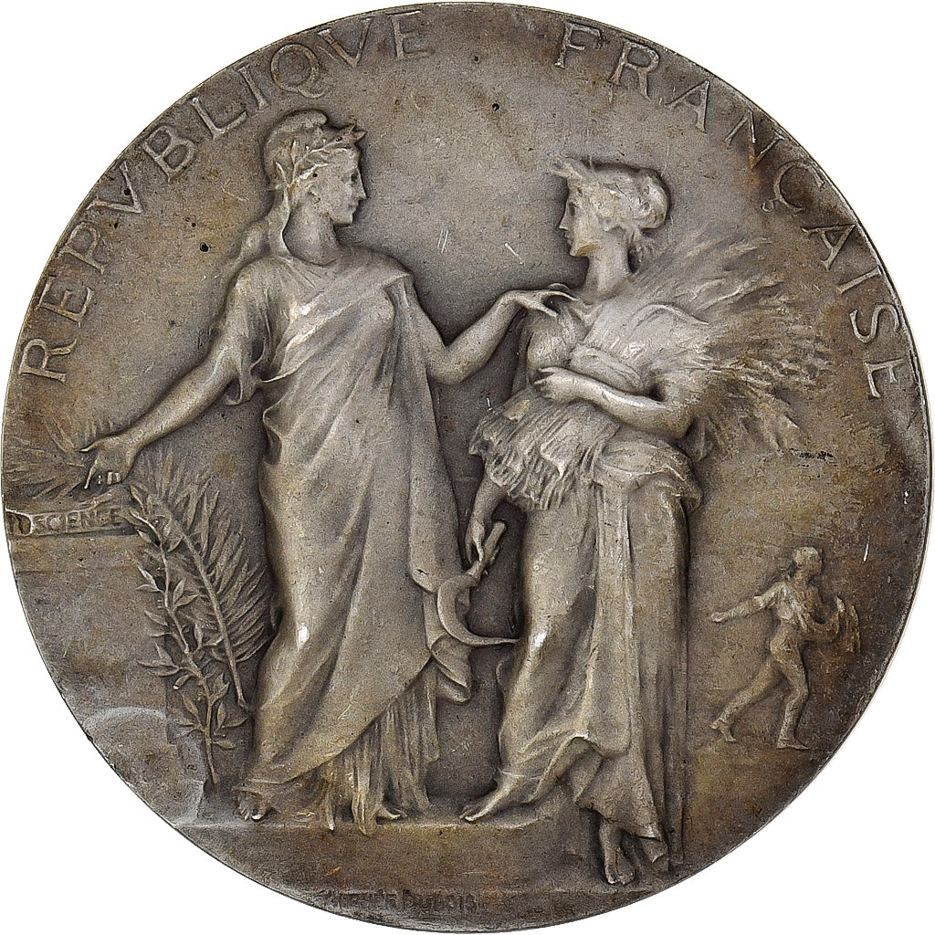 France, Medal, Concours Régional Hippique de Nevers, 1902, Silver, Dubois.A