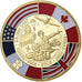 Frankreich, Medaille, Normandie - Débarquement allié - D-Day, Copper-Nickel