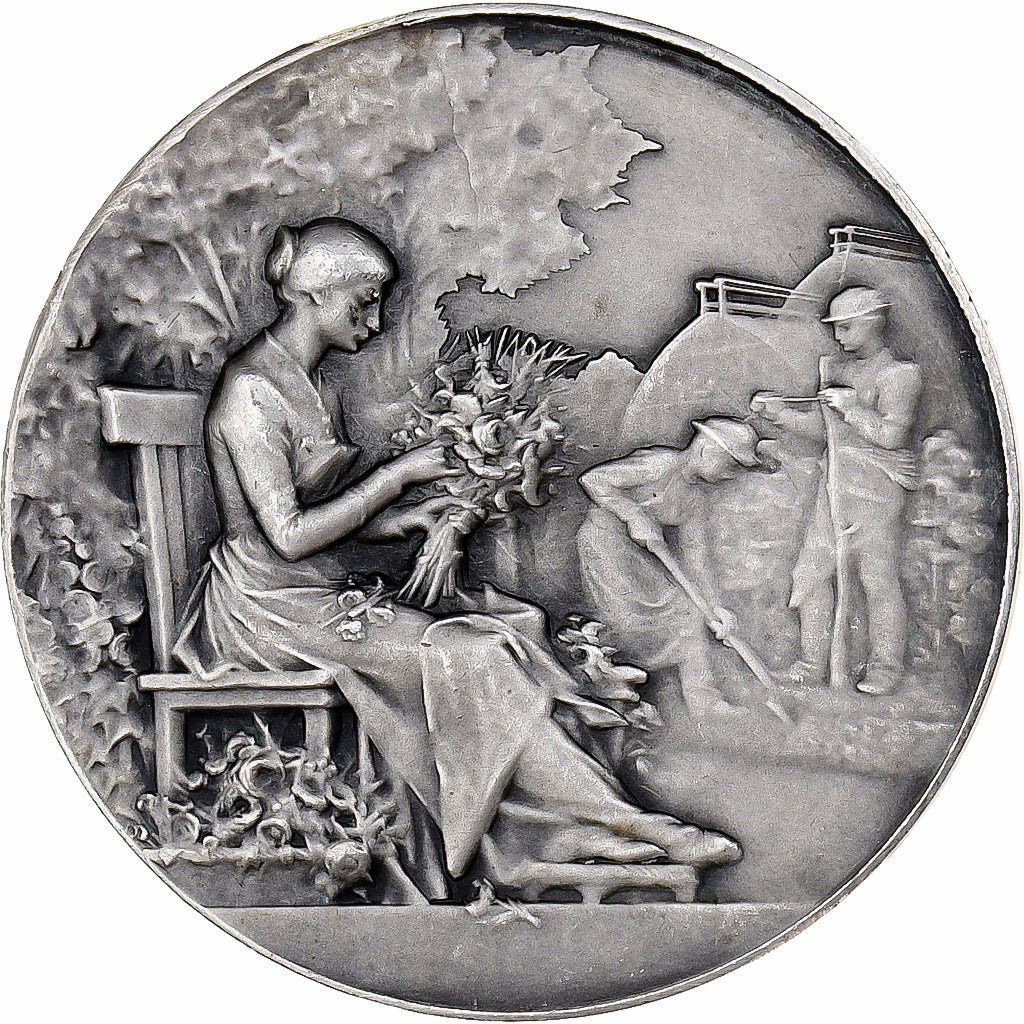 France, Médaille, Chambre d'Agriculture de Gironde, Bronze argenté, SPL+