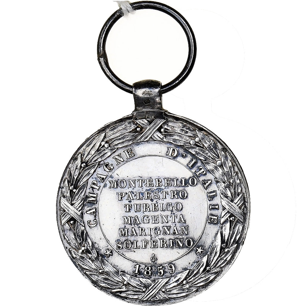 Francja, Napoléon III, Campagne d'Italie, WAR, medal, 1859, Doskonała