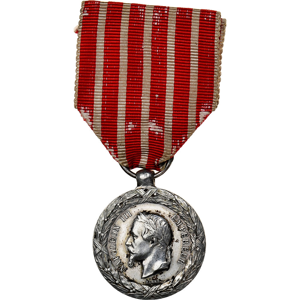 France, Napoléon III, Campagne d'Italie, WAR, Medal, 1859, Excellent Quality