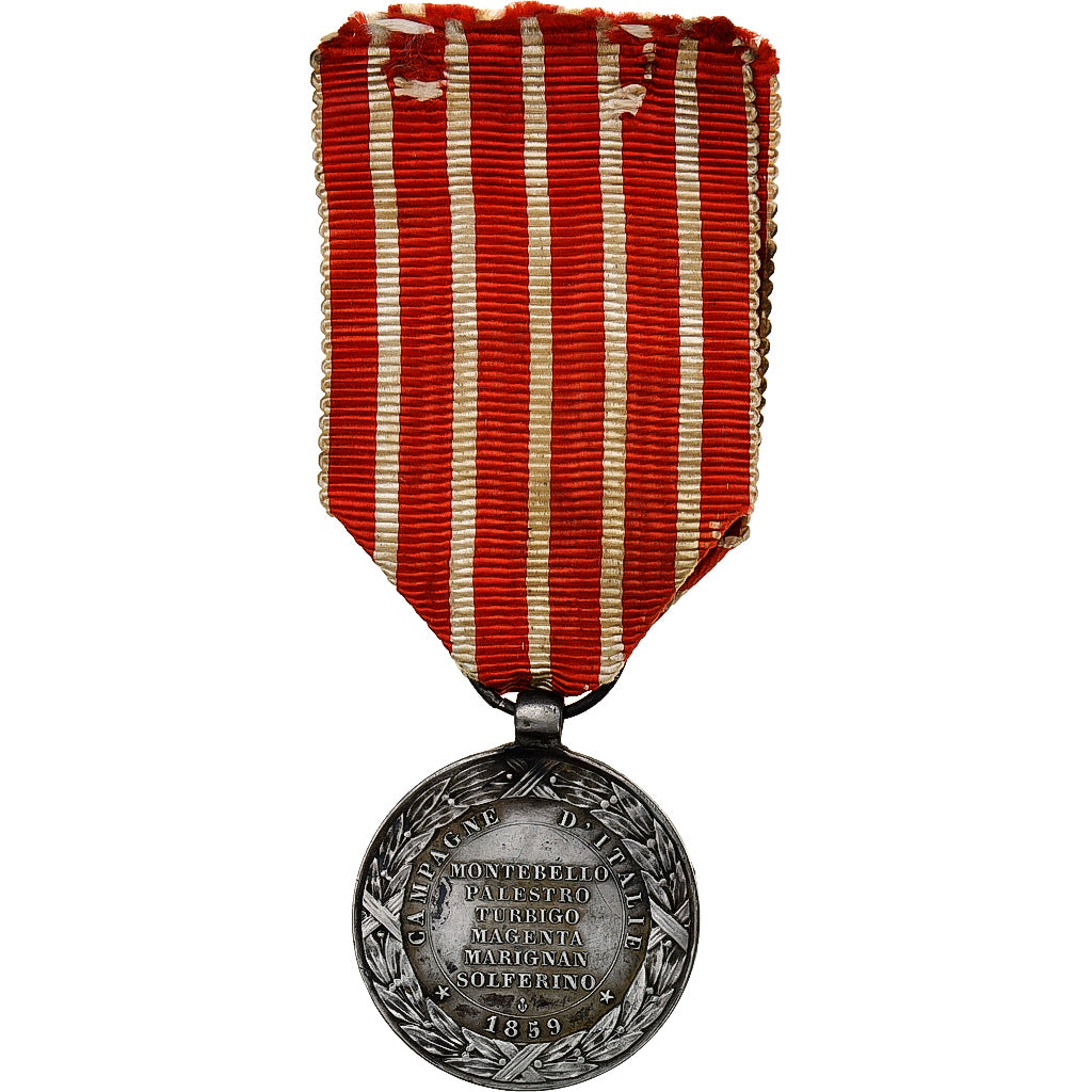 Francia, Napoléon III, Campagne d'Italie, WAR, medaglia, 1859, Ottima qualità