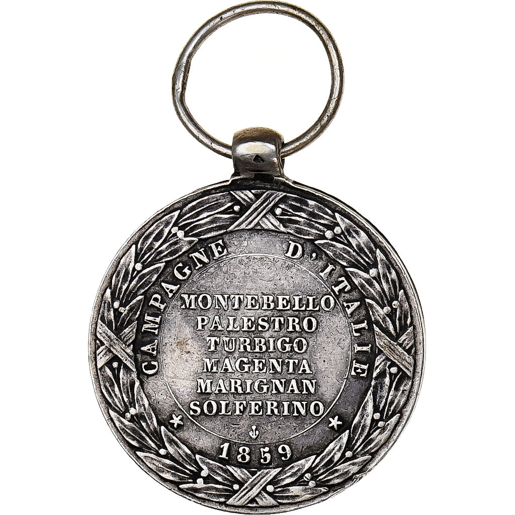 Francia, Napoléon III, Campagne d'Italie, WAR, medaglia, 1859, Eccellente