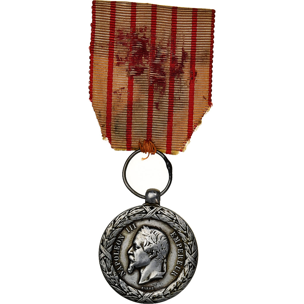 France, Napoléon III, Campagne d'Italie, WAR, Médaille, 1859, Très bon état