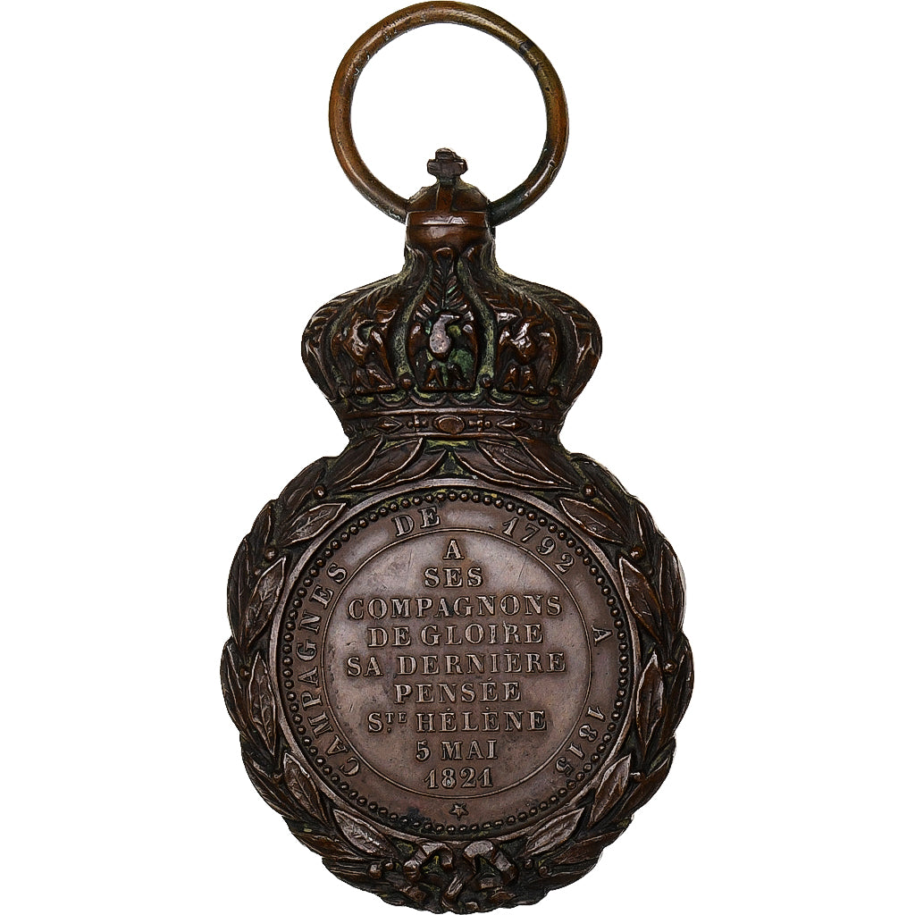 France, Médaille de Sainte-Hélène, Médaille, 1857, Excellent Quality