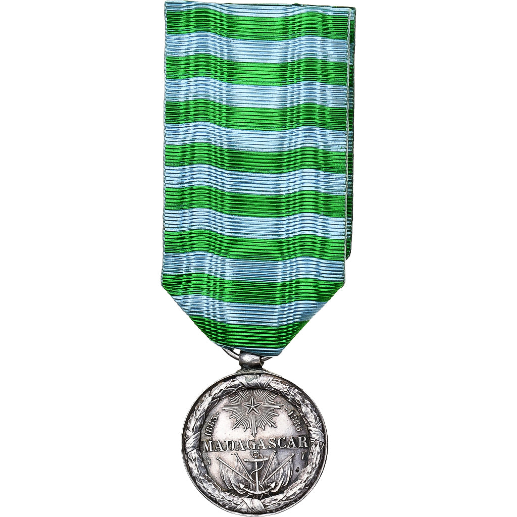 Madagascar, First Madagascar Expedition, History, Medal, 1886, Uncirculated