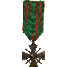 France, Croix de Guerre, WAR, Médaille, 1939-1940, Très bon état, Bronze, 36
