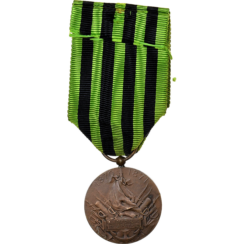 Frankrijk, Aux Défenseurs de la Patrie, Medaille, 1870-1871, Excellent Quality