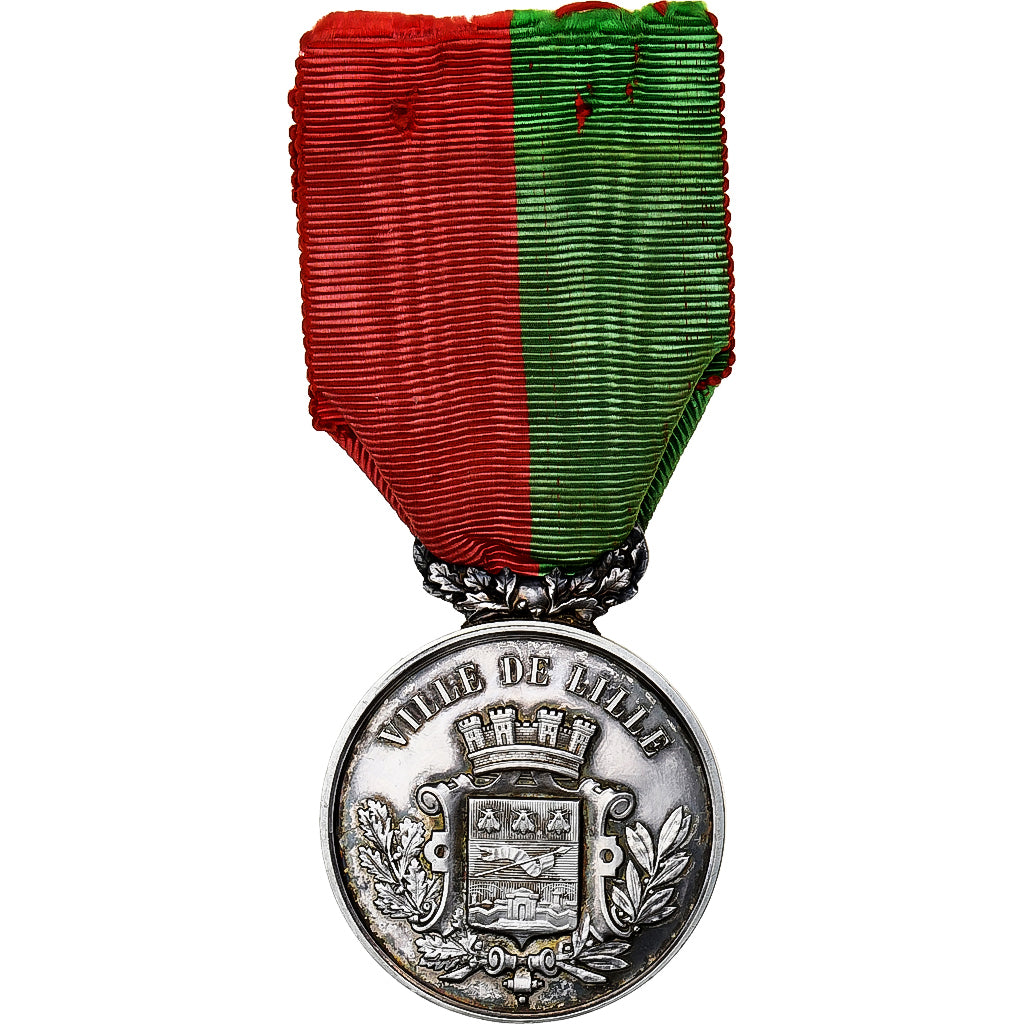 Frankreich, Sauveteurs du Nord, Ville de Lille, Medaille, 1892, Excellent
