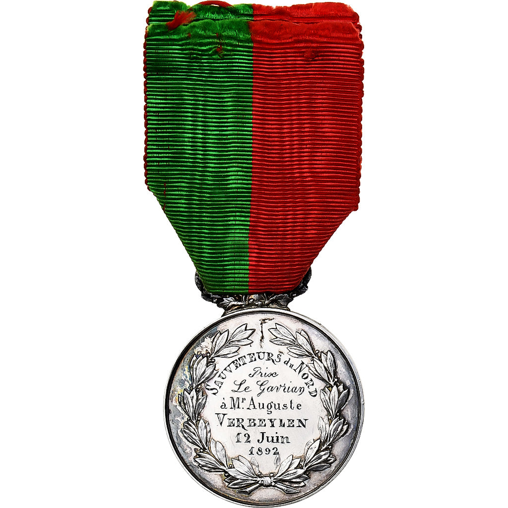 Frankreich, Sauveteurs du Nord, Ville de Lille, Medaille, 1892, Excellent