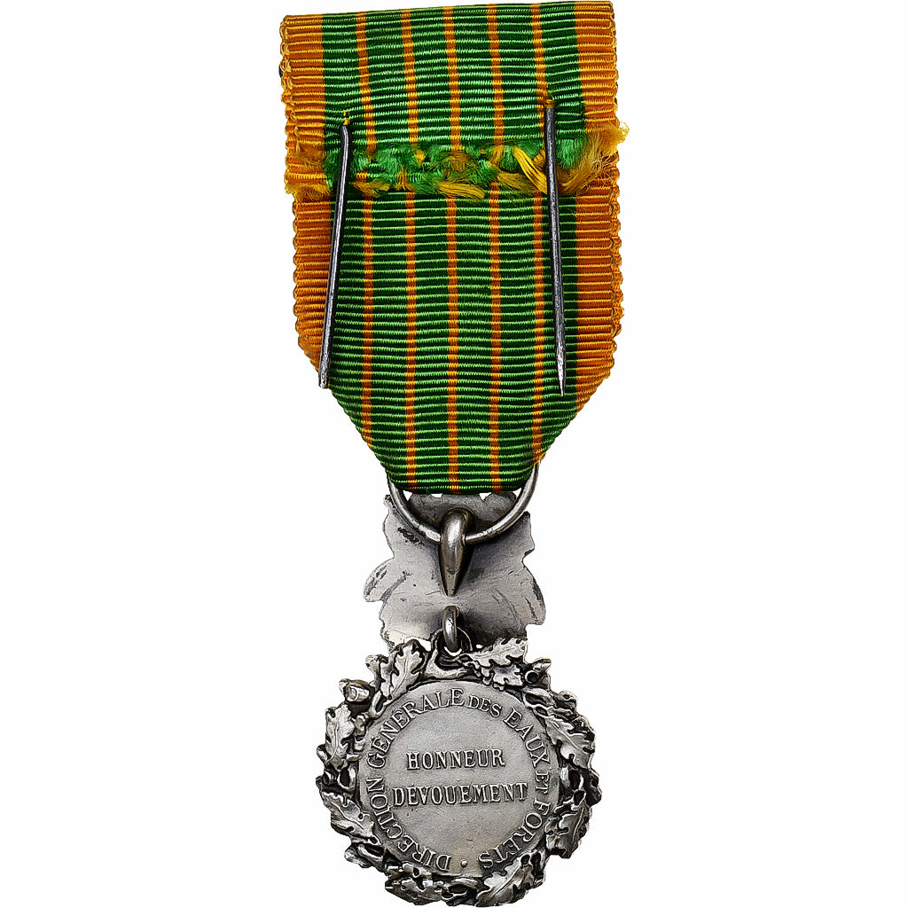 France, Direction Générale des Eaux et Forêts, Médaille, 1883, Non circulé