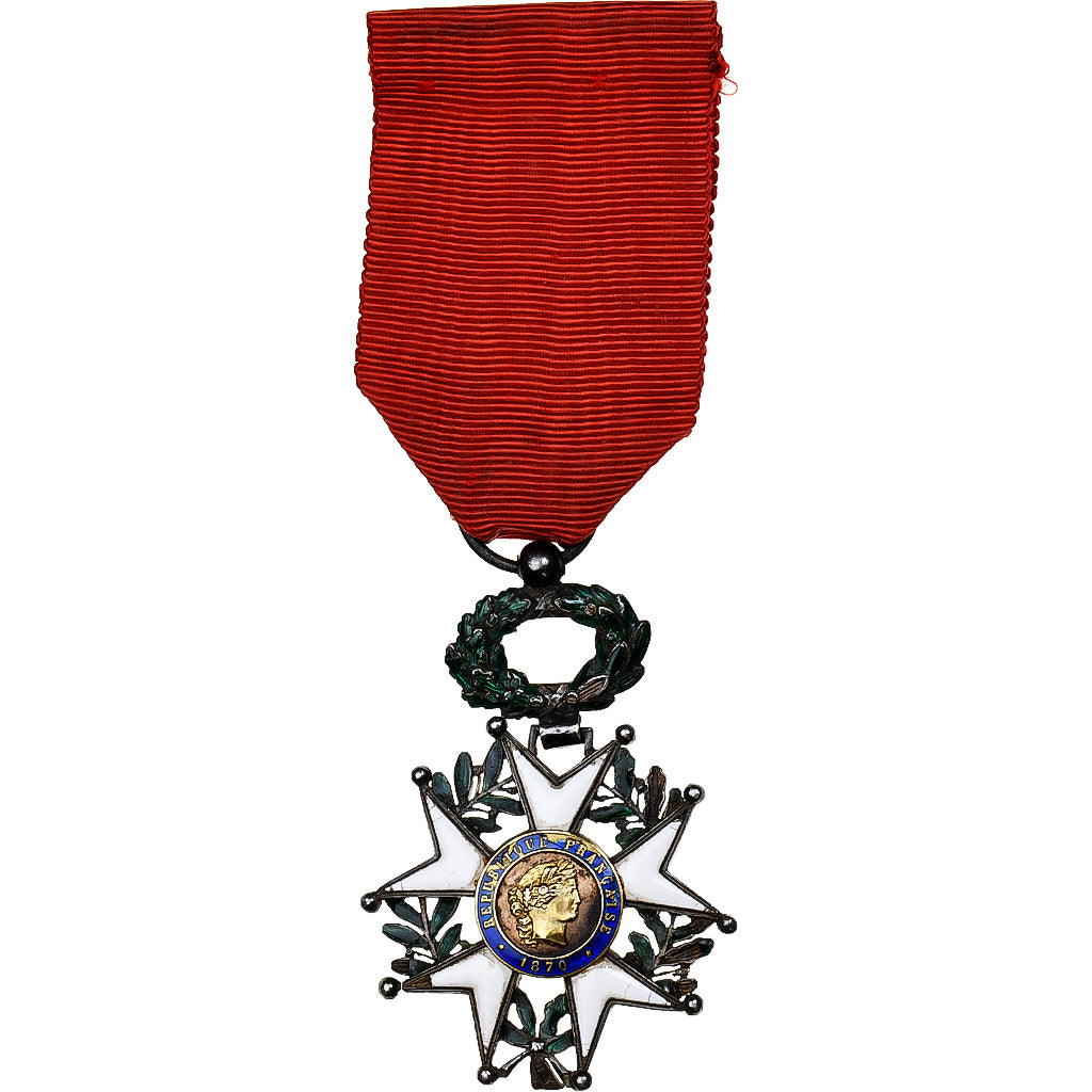 France, Légion d'Honneur, Troisième République, Médaille, 1870, Très bon