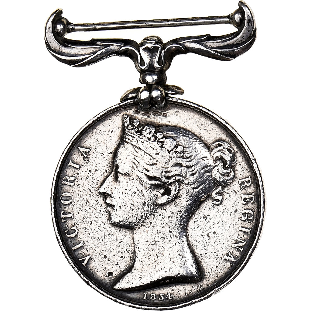 Reino Unido, Guerre de Crimée, Reine Victoria, medalha, 1854, Qualidade Boa
