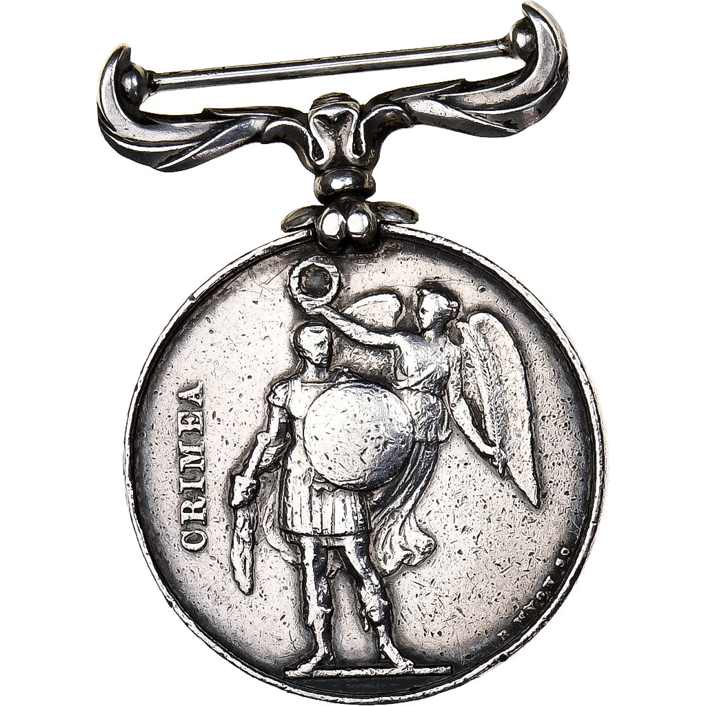 Reino Unido, Guerre de Crimée, Reine Victoria, medalha, 1854, Qualidade Boa