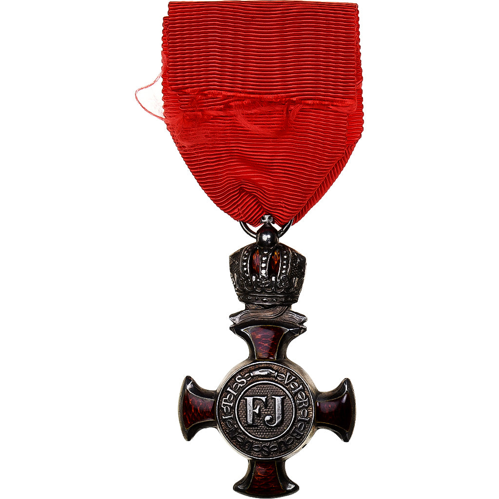 Austria, François-Joseph Ier, Croix de Mérite, 3ème Classe, medaglia, 1849