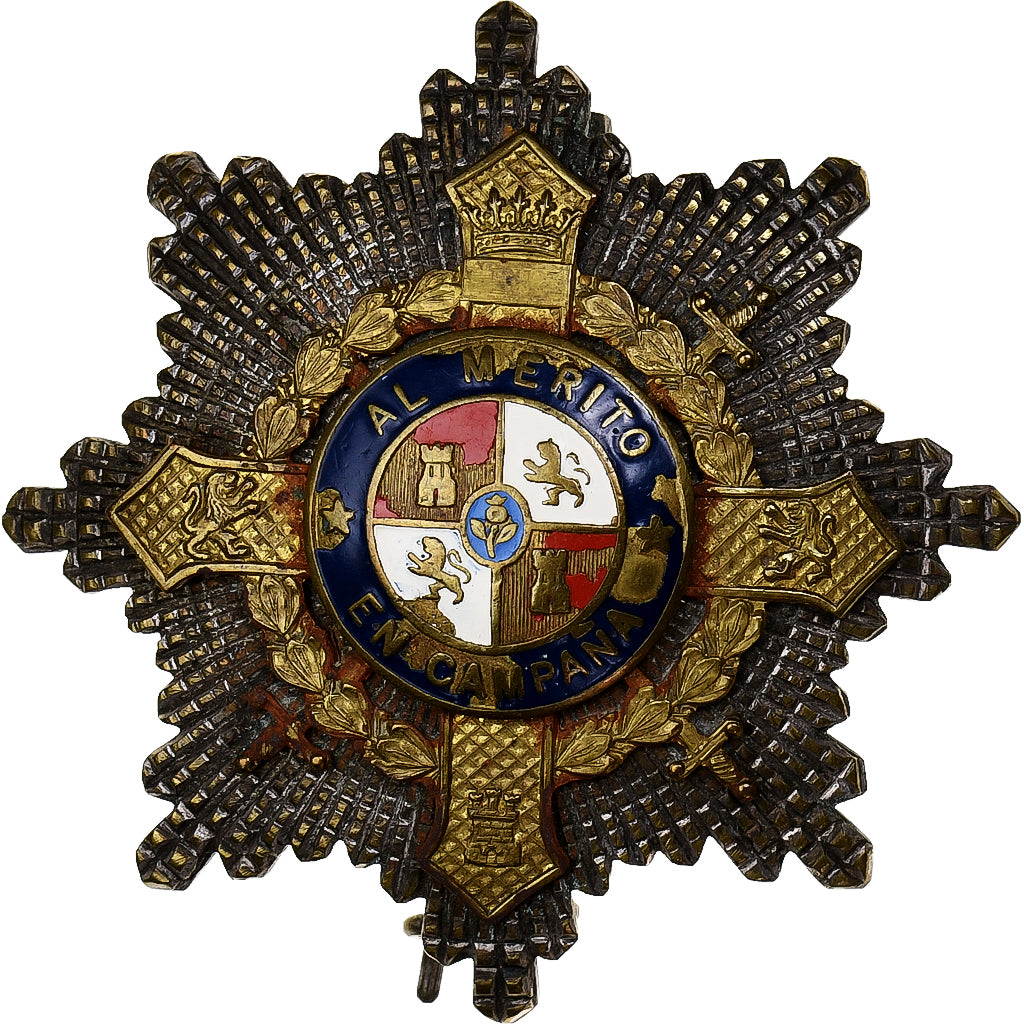 Espagne, Croix de Guerre, Al Merito en Campana, WAR, Médaille, Très bon état