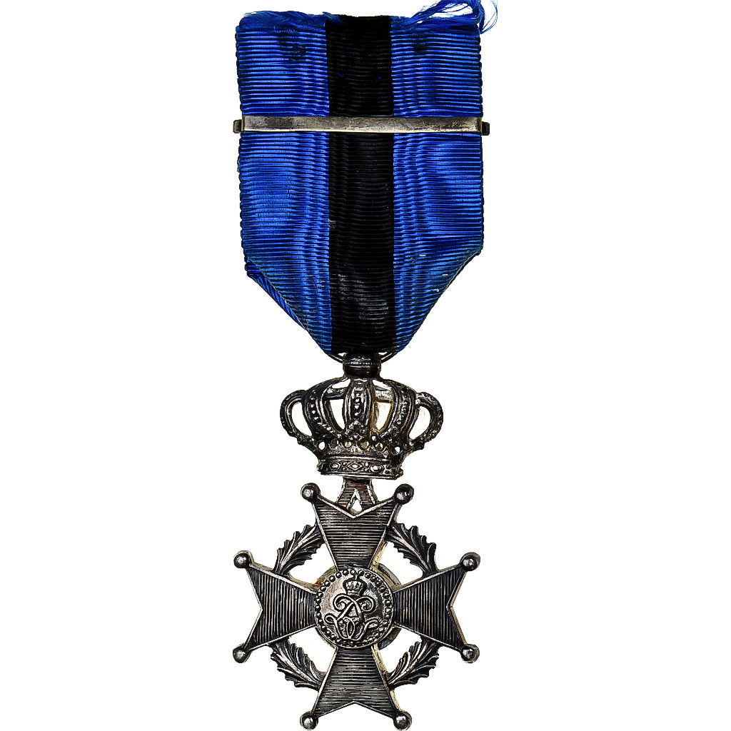Belgium, Ordre de Léopold II, Medal, Palme, Excellent Quality, Silver, 42