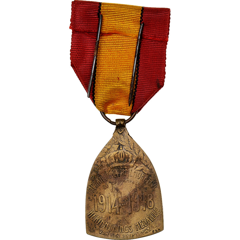 Belgium, Médaille Commémorative de la Grande Guerre, Medal, 1914-1918