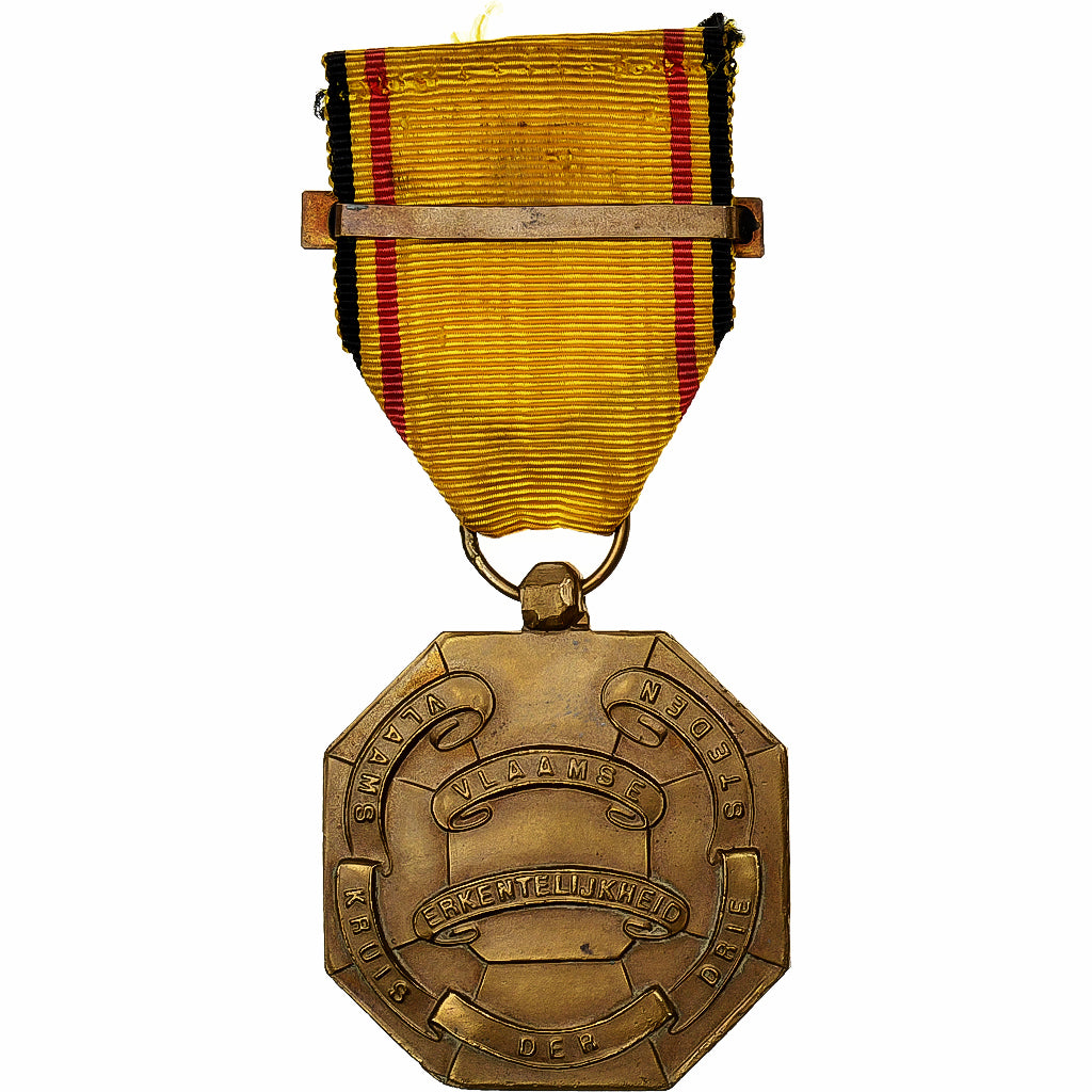 Belgia, Médaille des 3 Cités, Ypres, medal, 1914-1918, Doskonała jakość