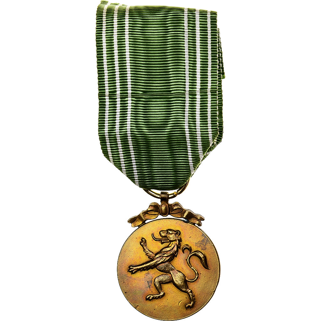 Belgio, Maritime, WAR, medaglia, 1941, Eccellente qualità, Bronzo, 33