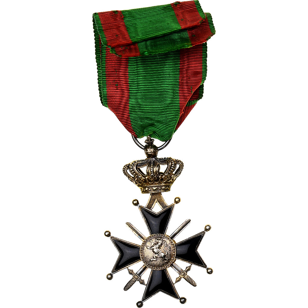 Belgique, Croix Militaire, 2ème Classe, Médaille, Excellent Quality, Argent