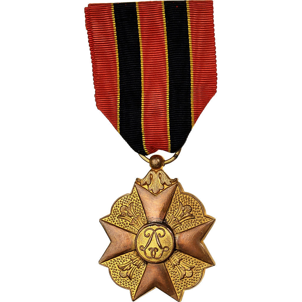 Belgium, Mérite Civique, Medal, Excellent Quality, Gilt Bronze, 35