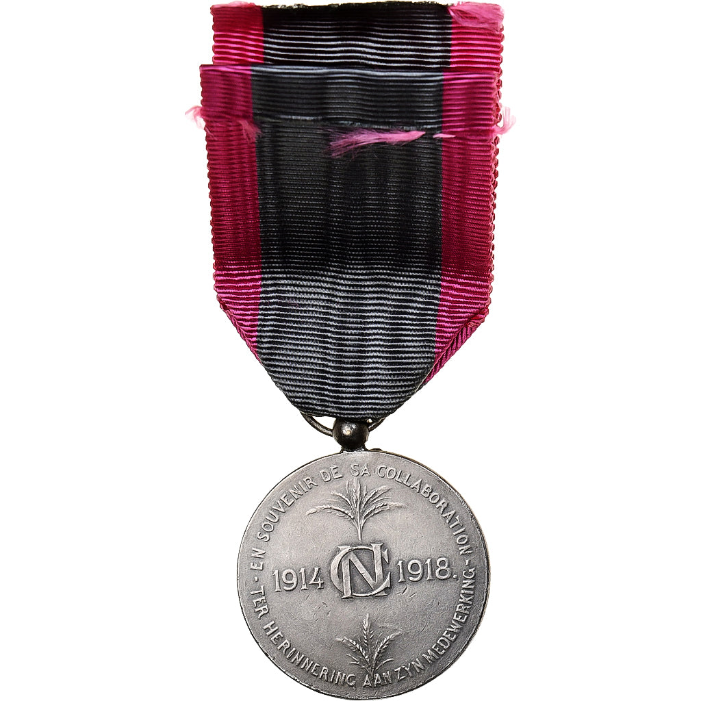 Belgium, Comité National, Medal, 1914-1918, Excellent Quality, Silver, 34