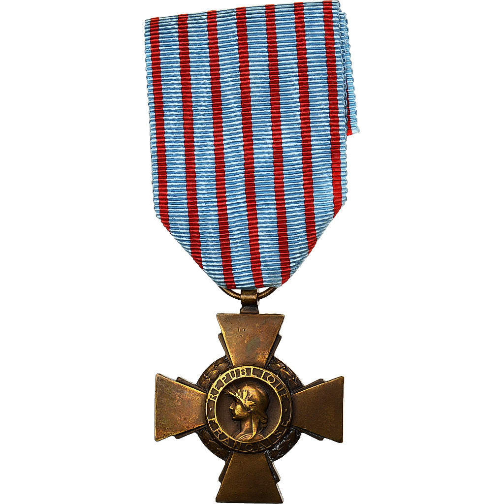 France, Croix du Combattant, WAR, Medal, Excellent Quality, Bronze, 36