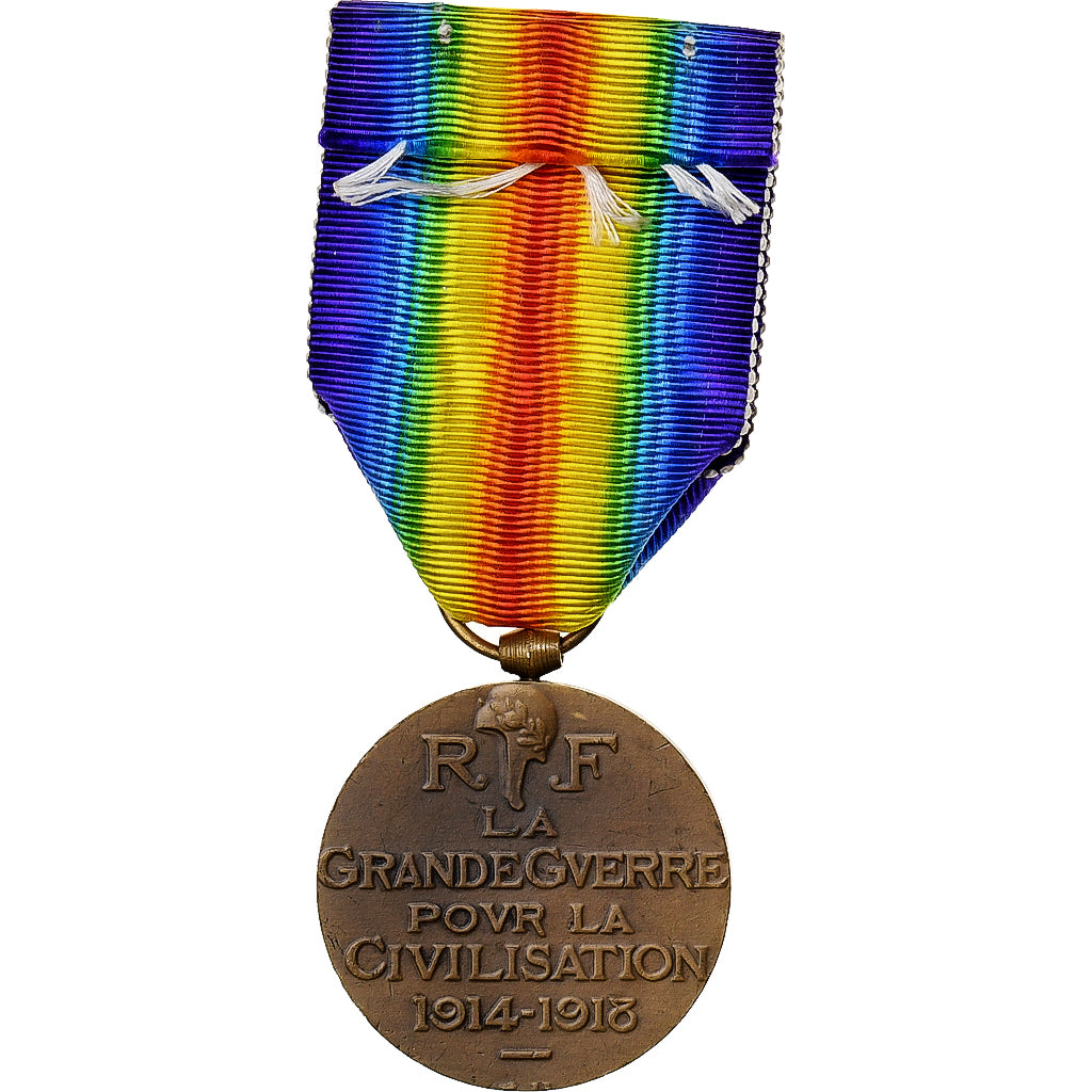 France, Médaille Interalliée de la Victoire, Medal, 1914-1918, Excellent