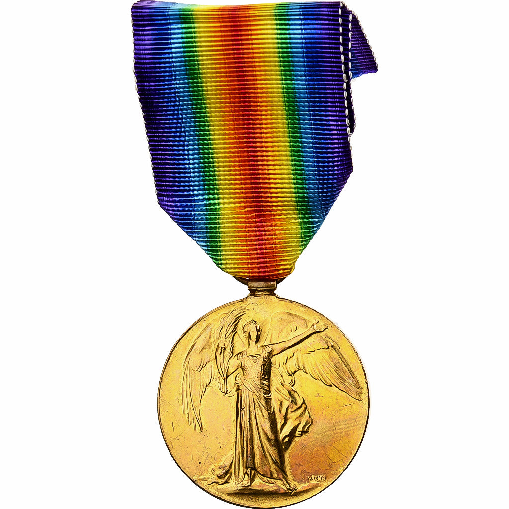 Reino Unido, Victoire Interalliée, medalla, 1914-1919, Sin circulación, Bronce