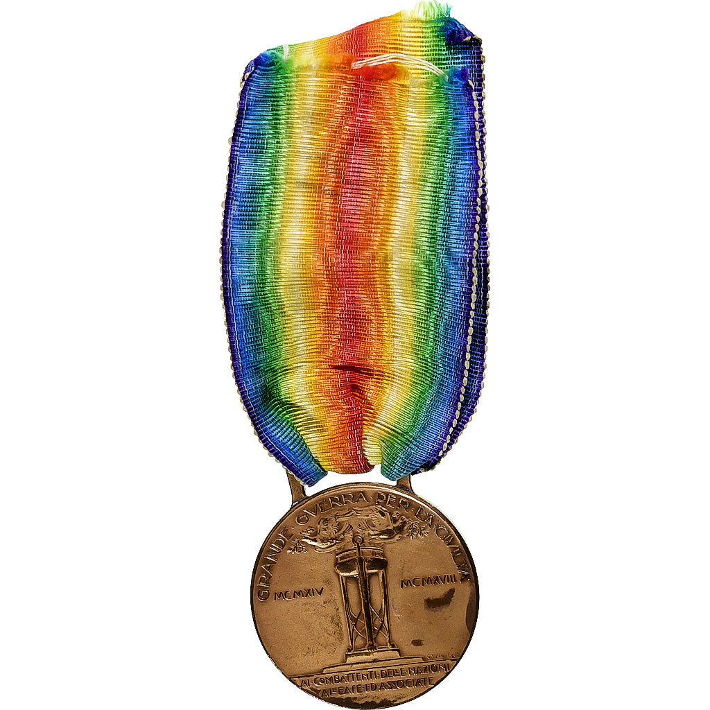 Włochy, Médaille Interalliée de la Victoire, WAR, medal, 1914-1918