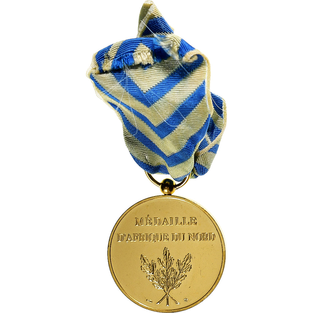 Frankreich, Commémorative d'Afrique du Nord, Medaille, Excellent Quality, Gilt
