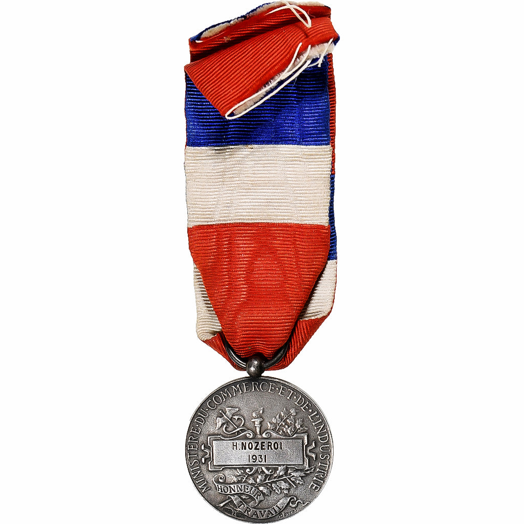 France, Ministère du Commerce et de l'Industrie, Medal, 1931, Excellent