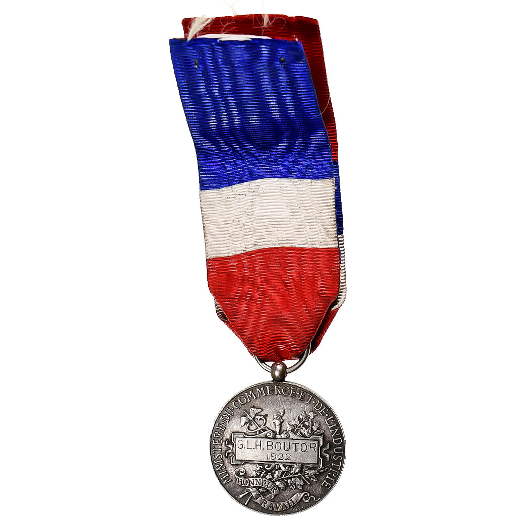 Frankreich, Ministère du Commerce et de l'Industrie, Medaille, 1922, Very Good