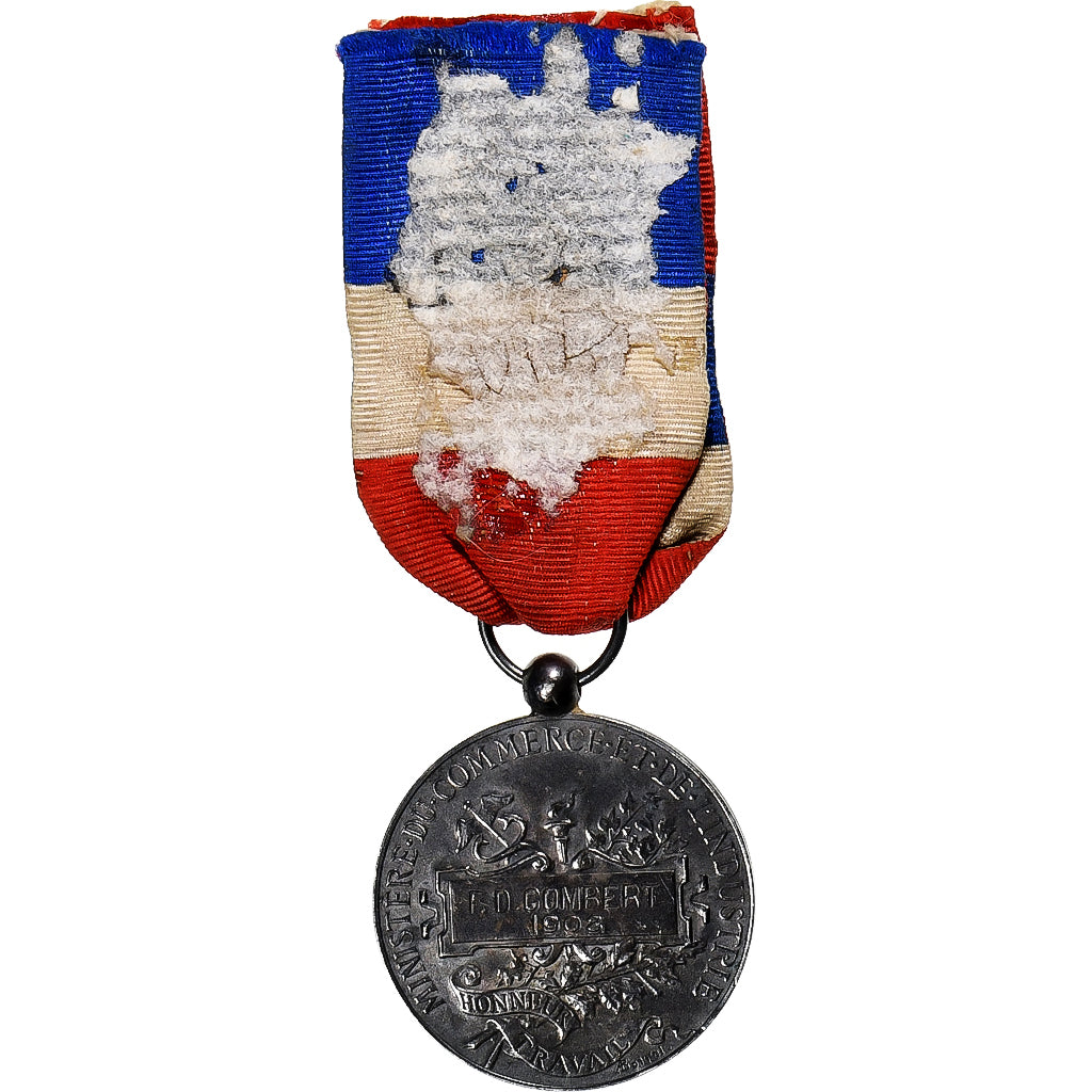 Frankreich, Ministère du Commerce et de l'Industrie, Medaille, 1908, Very Good