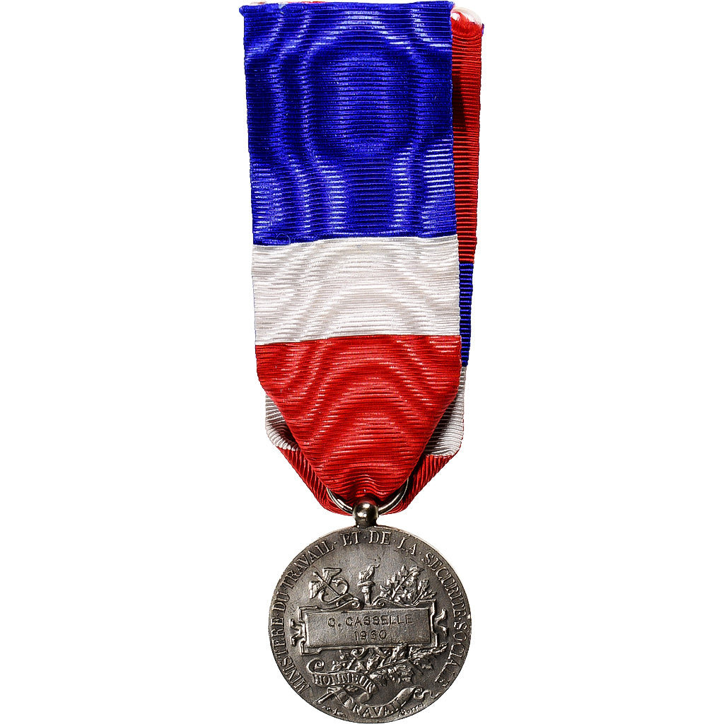 Frankreich, Ministère du Travail et de la Sécurité Sociale, Medaille, 1960