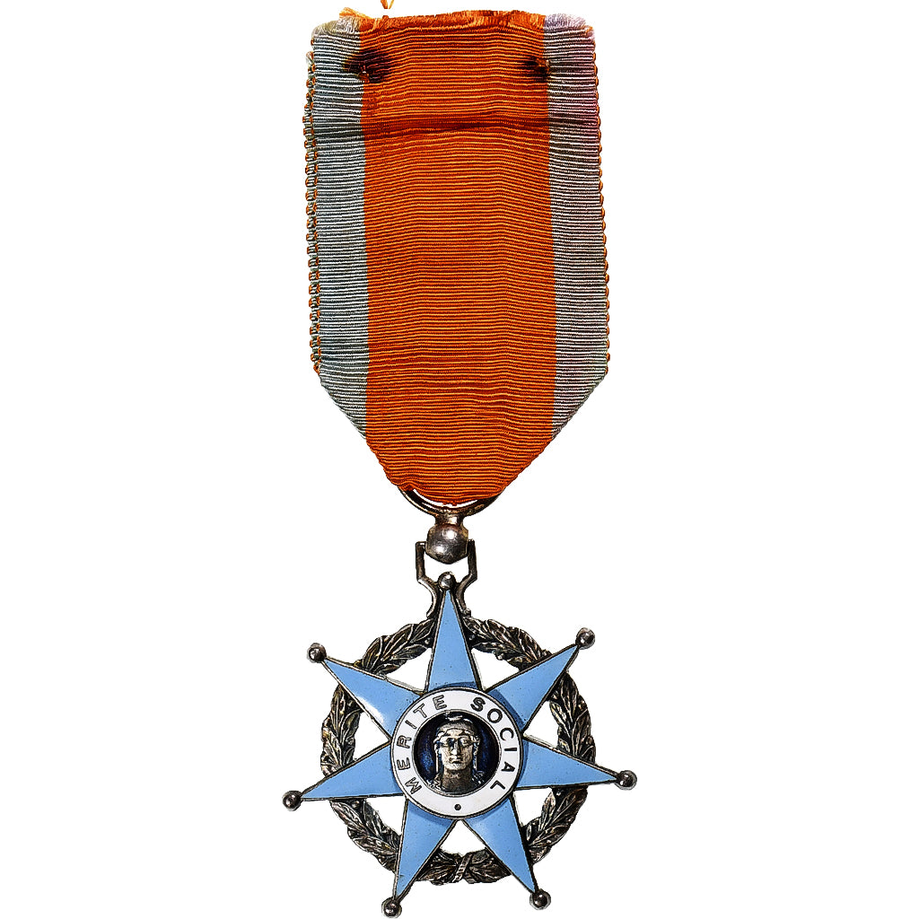 França, Ministère du Travail, Mérite social, medalha, Qualidade Excelente