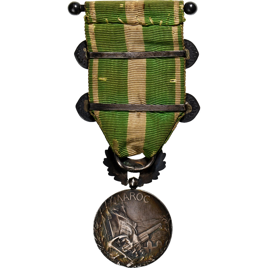 França, Coloniale du Maroc, Maroc, Casablanca, medalha, Casablanca, Qualidade