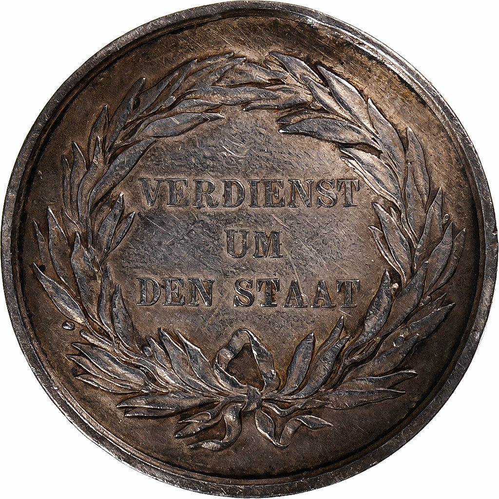 Allemagne, Médaille, Verdienst um den Staat, Argent, TTB+