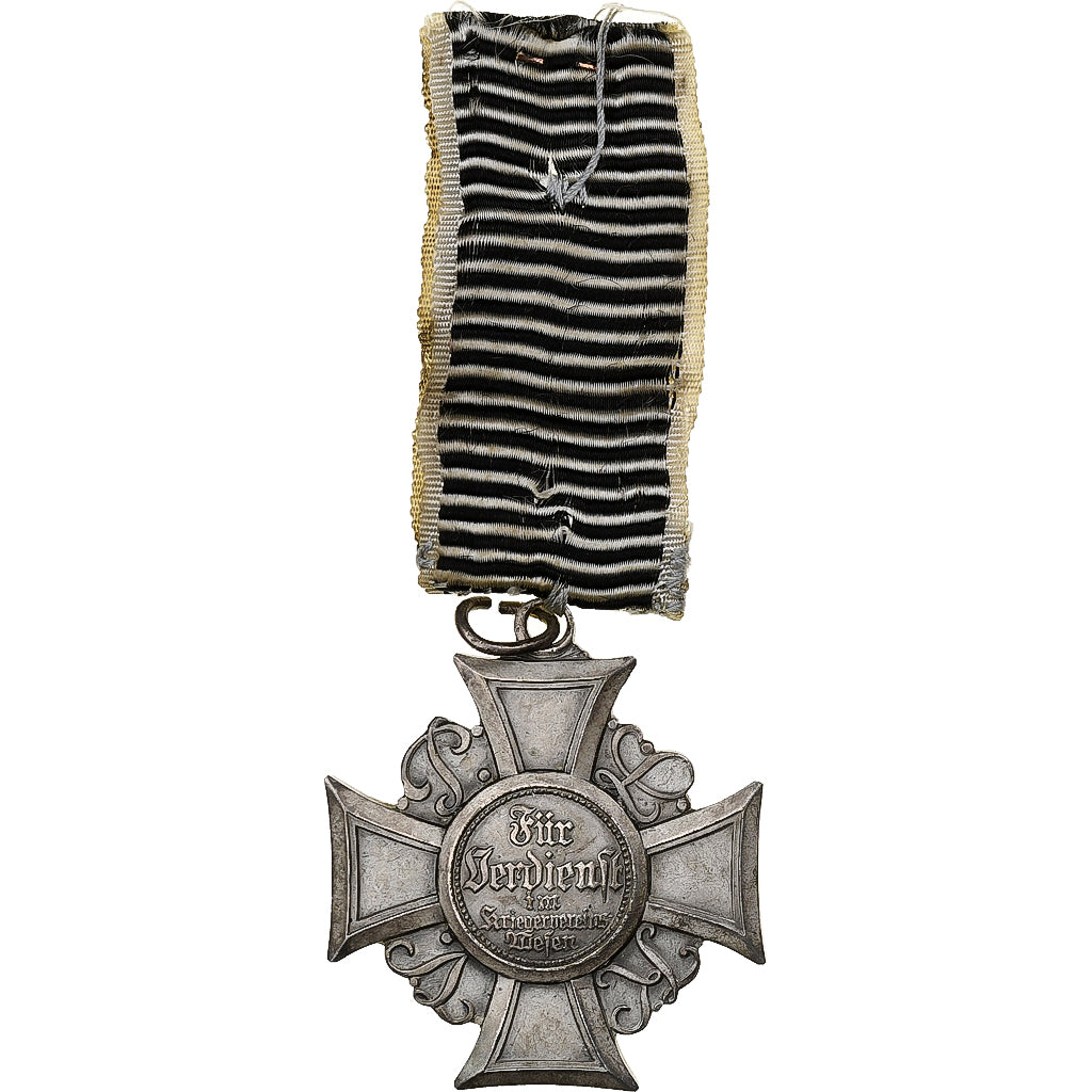 Allemagne, Für Verdienst im Kriegervereinswesen, Médaille, Excellent Quality