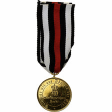 Alemanha, Guillaume Ier, Commémorative, medalha, 1870-1871, Não colocada em