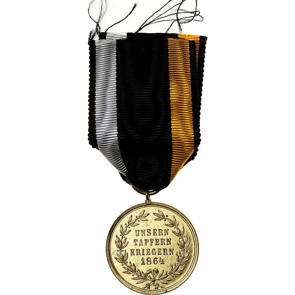 Germany, Franz Josef I, Unsern Tapfern Kriegern, Medal, 1864, Excellent Quality