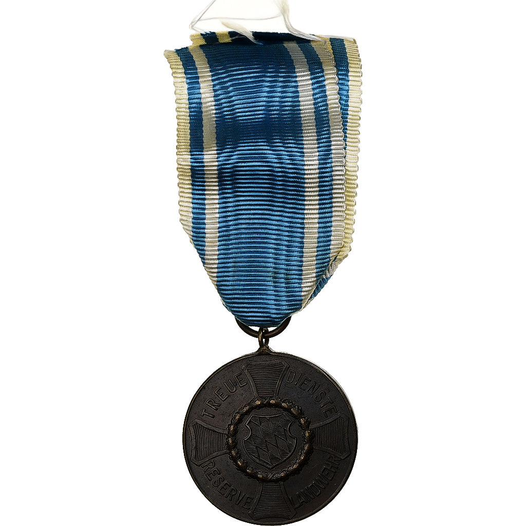 Germania, Bayern Landwehr Dienstauszeichnung, medaglia, 1913, Eccellente