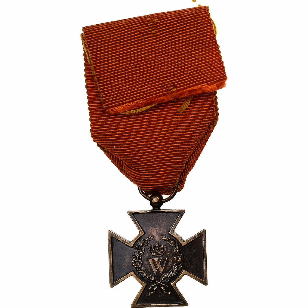 Países Bajos, Gekroonde W in lauwerkrans, medalla, 1830-1831, Excellent