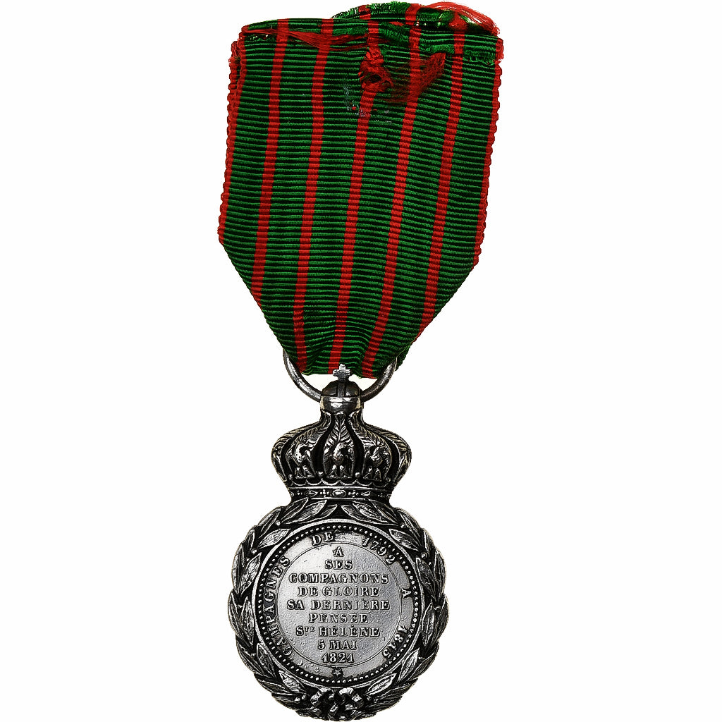 France, Médaille de Saint Hélène, Medal, 1857, Excellent Quality, Silvered