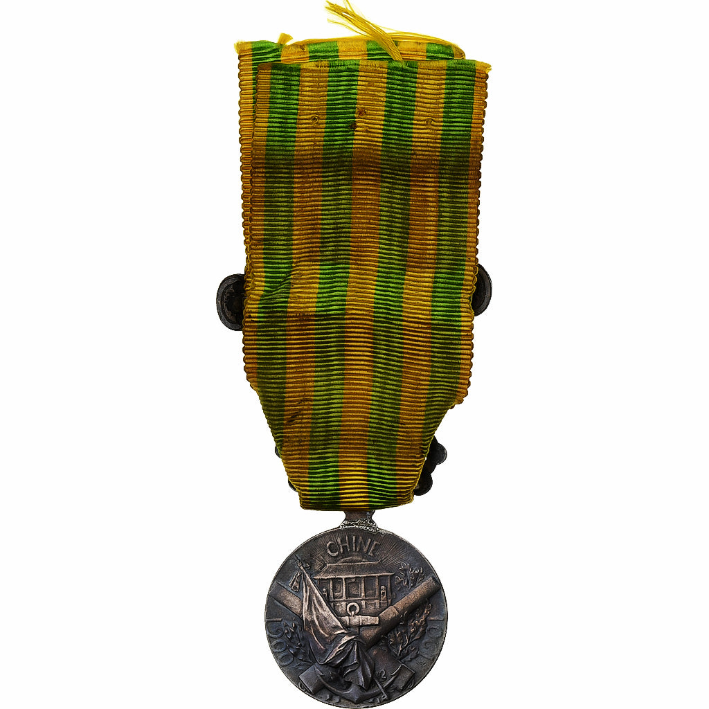 France, Médaille de Chine, WAR, Medal, 1900-1901, Excellent Quality, Lemaire