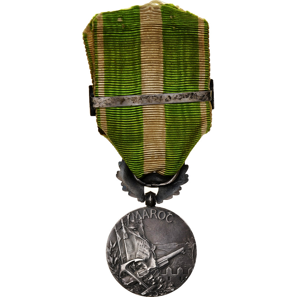 Francia, Médaille Coloniale du Maroc, Guerre du RIF, WAR, medalla, Excellent