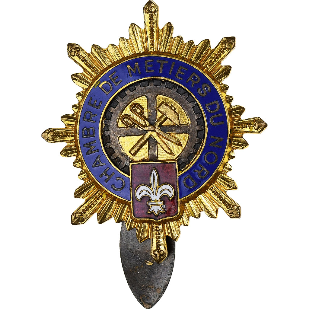 Francja, Chambre de Métiers du Nord, medal, Doskonała jakość, Pokryty