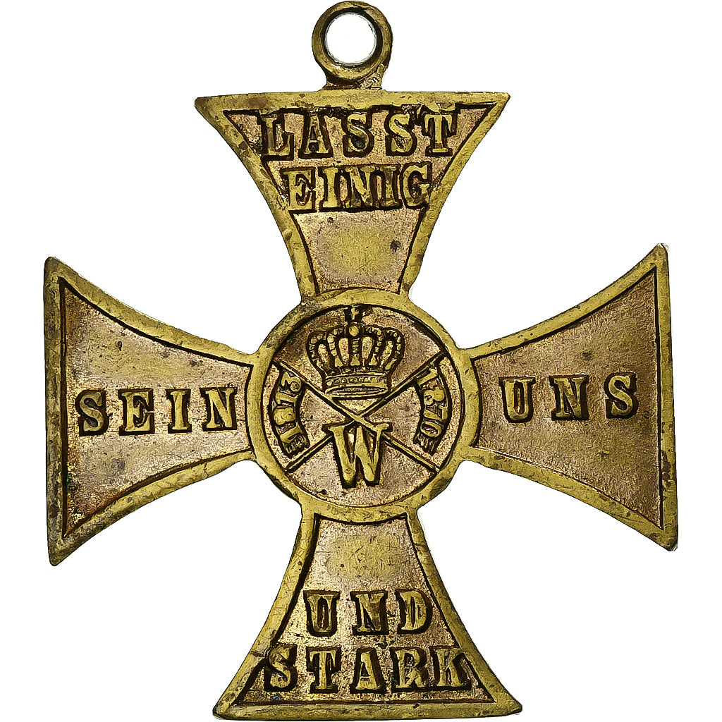 Allemagne, Croix des Vétérans, Médaille, 1900, Excellent Quality, Bronze, 36