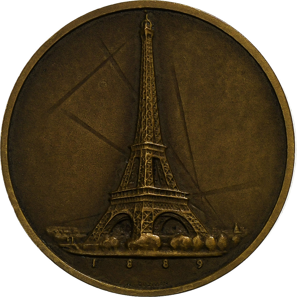 Frankreich, betaalpenning, Foire de Paris, Stand de la Monnaie, 1957, Bronze, VZ